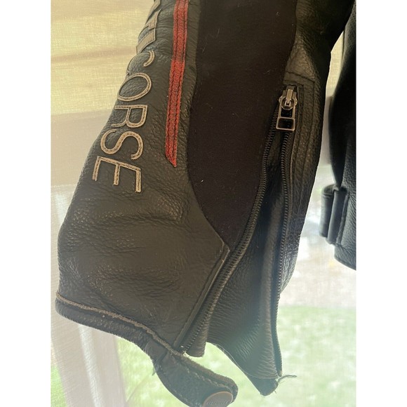 Ducati Corse C4 Leather Motorcycle Riding Jacket by Dainese Men's Size 50 - Picture 4 of 16